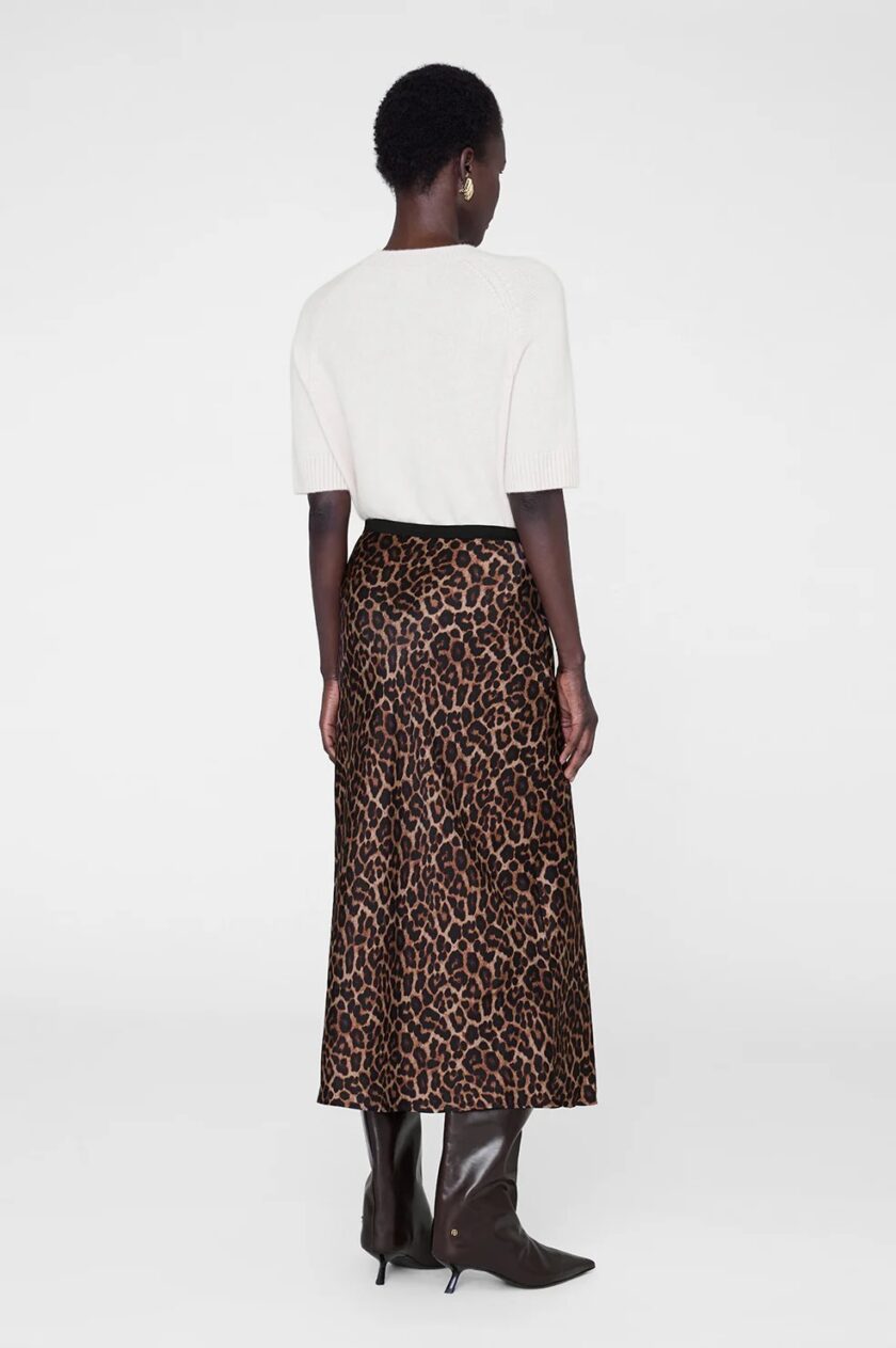 Printed Bar Silk Skirt ANINE BING - Imagen 2