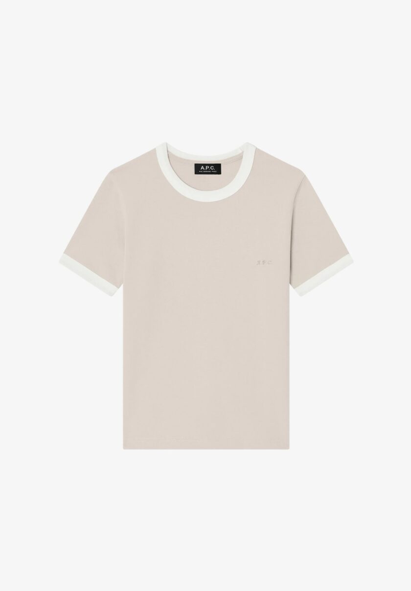 Ringer crop T-shirt A.P.C.