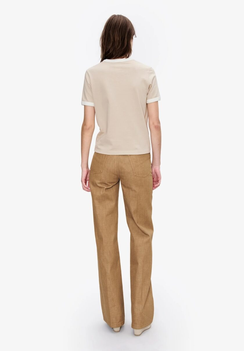 Ringer crop T-shirt A.P.C. - Imagen 3
