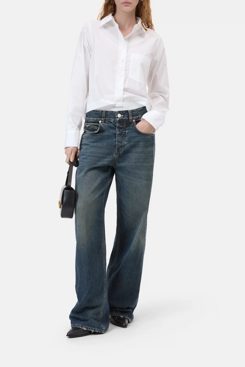 BLUSA COLOR BLANCO CLOSED - Imagen 3