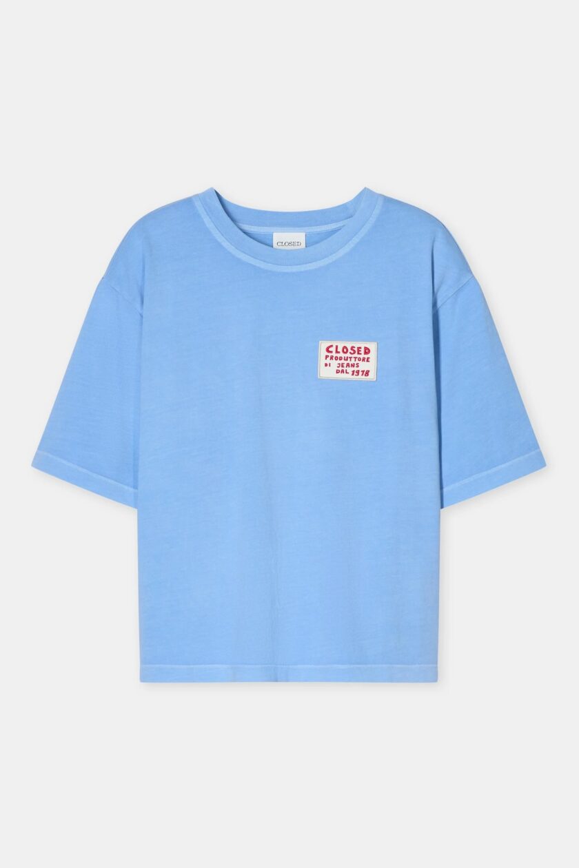 Camiseta relajada confeccionada en algodón orgánico. CLOSED