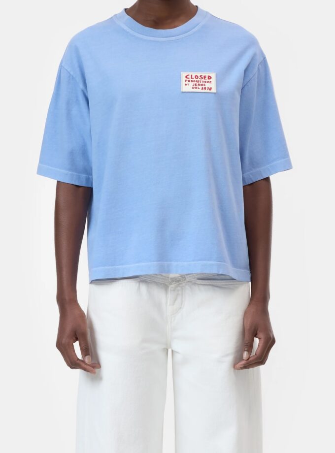 Camiseta relajada confeccionada en algodón orgánico. CLOSED