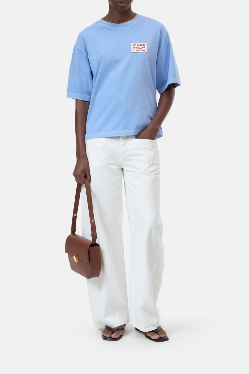 Camiseta relajada confeccionada en algodón orgánico. CLOSED - Imagen 3