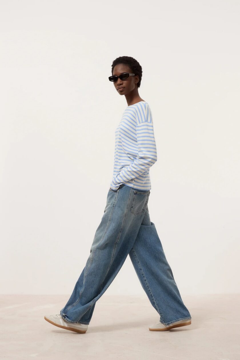 Camisa de manga larga confeccionada en mezcla de algodón. CLOSED - Imagen 2