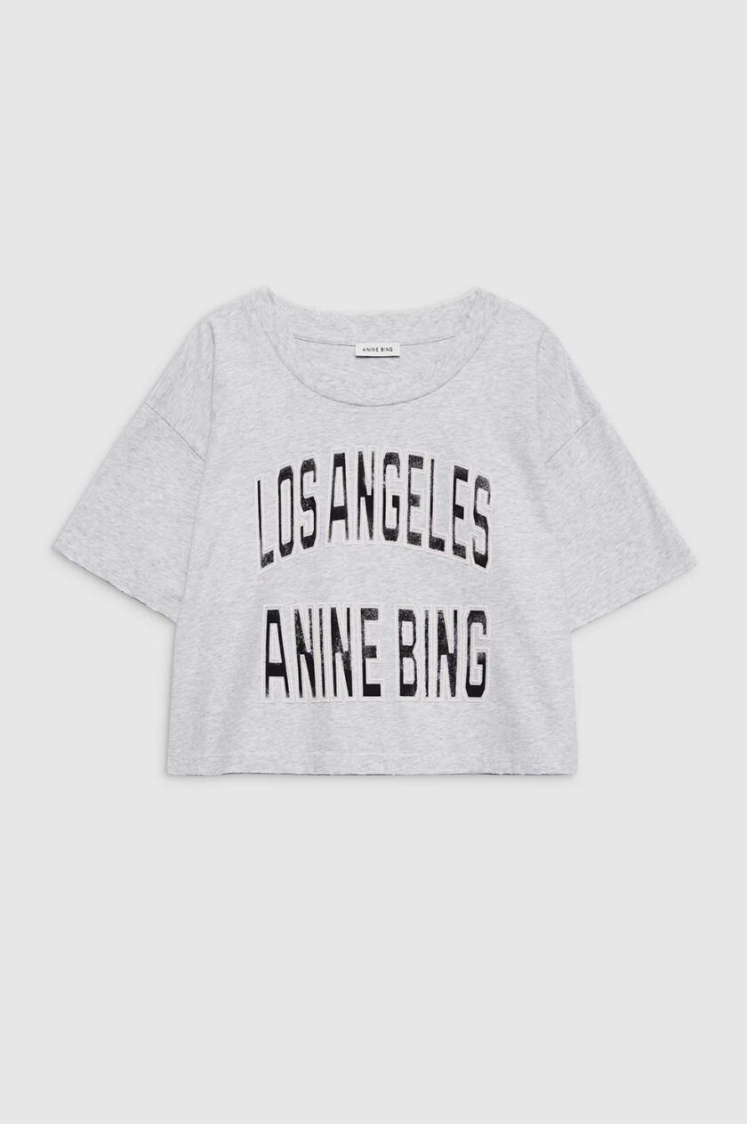CAMISETA COLOR gris ANINE BING