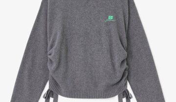 Jersey de mezcla de lana gris GANNI