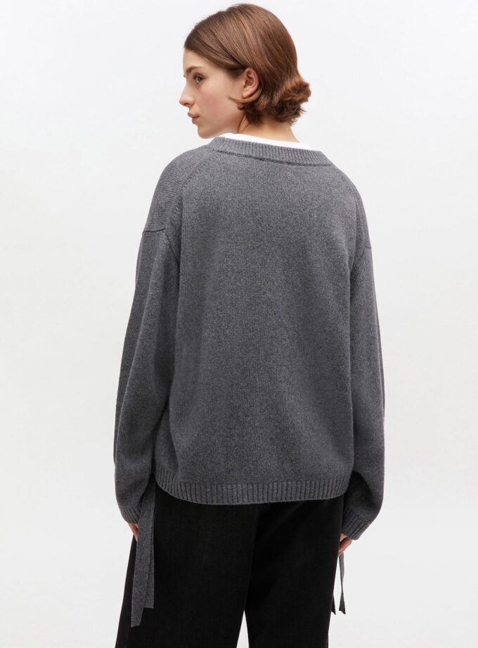 Jersey de mezcla de lana gris GANNI