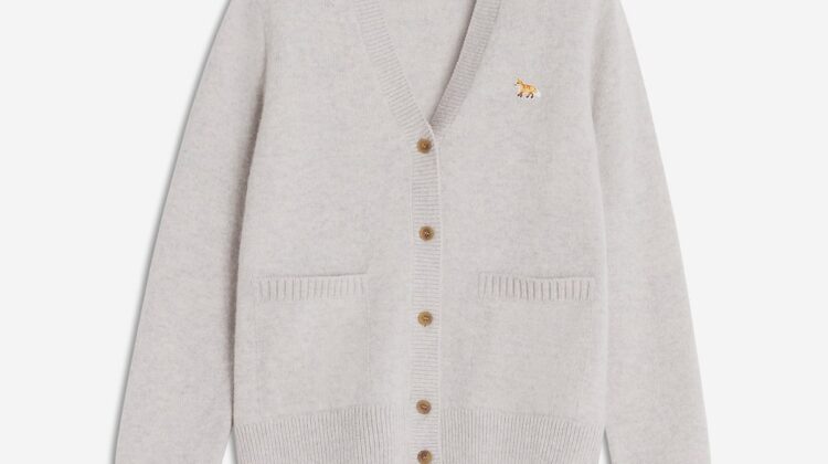 Chaqueta de lana de cordero Baby Fox MAISON KITSUNE