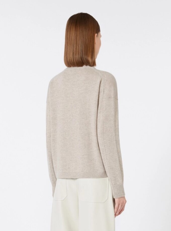 Jersey boxy de lana y cachemira - Beige MAX MARA