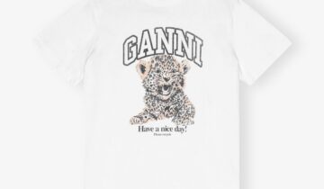 CAMISETA  COLOR BLANCO GANNI