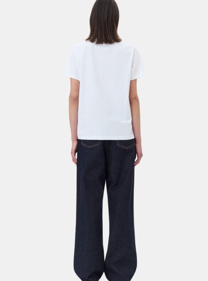 CAMISETA COLOR BLANCO GANNI