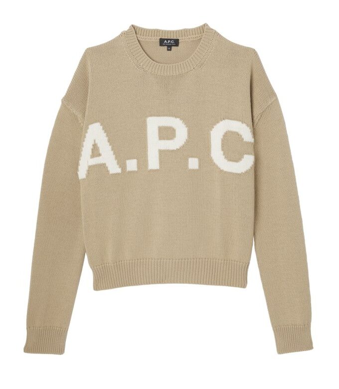 JERSEY COLOR BEIGE A.P.C.