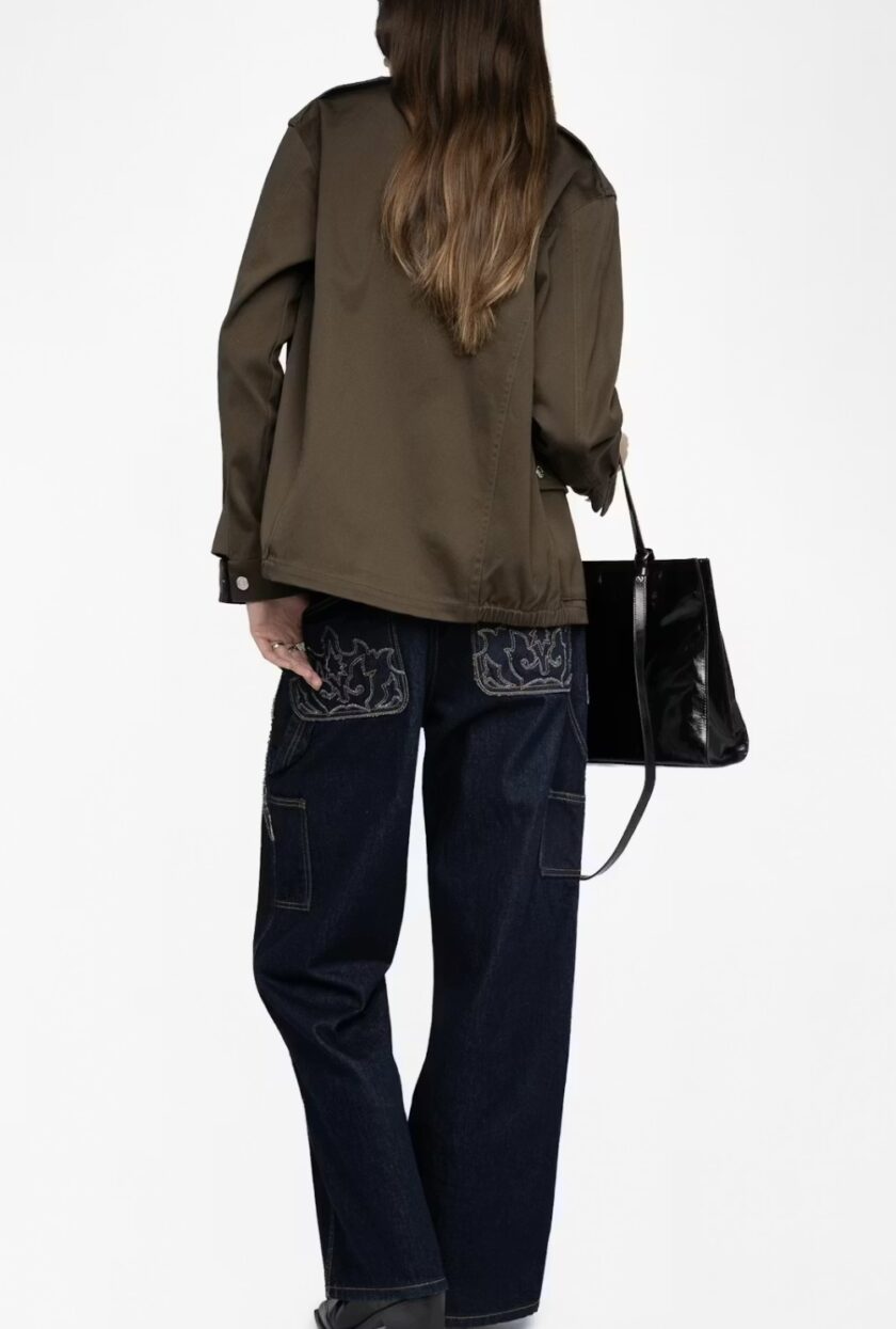 CHAQUETA COLOR VERDE. ZADIG ET VOLTAIRE - Imagen 2