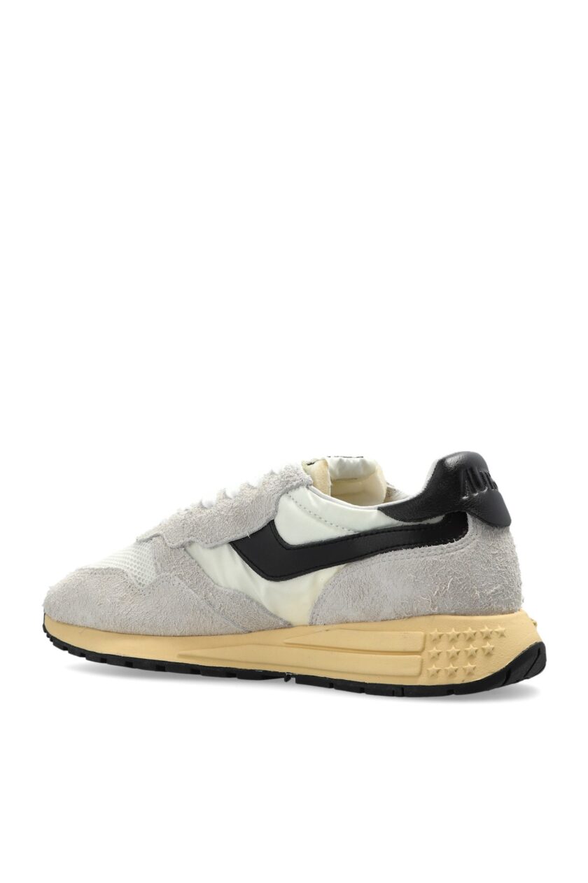 ZAPATILLAS REELWIND LOW EN NYLON Y ANTE GRIS CLARO ESPACIO Y BLANCO Autry - Imagen 3
