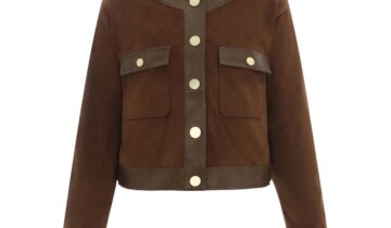 Chaqueta sin cuello de ante sintético en color pasa URBANCODE