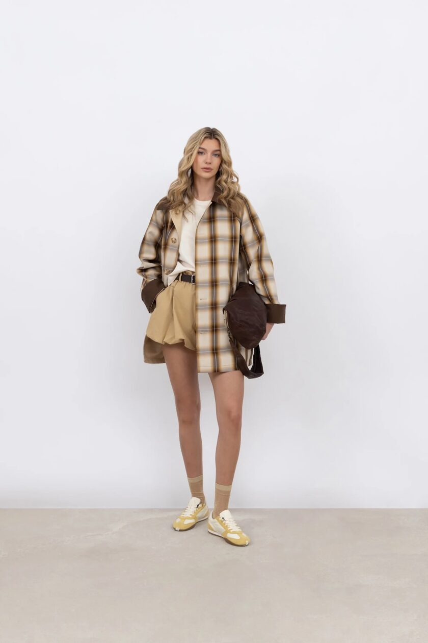 CHAQUETA COLOR beige URBANCODE - Imagen 3