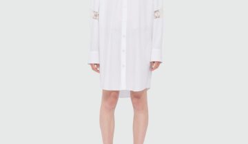VESTIDO  COLOR BLANCO MSGM