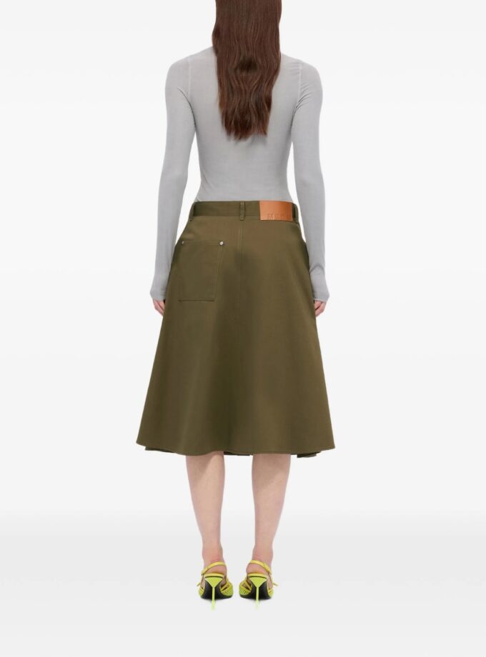 FALDA COLOR VERDE MSGM