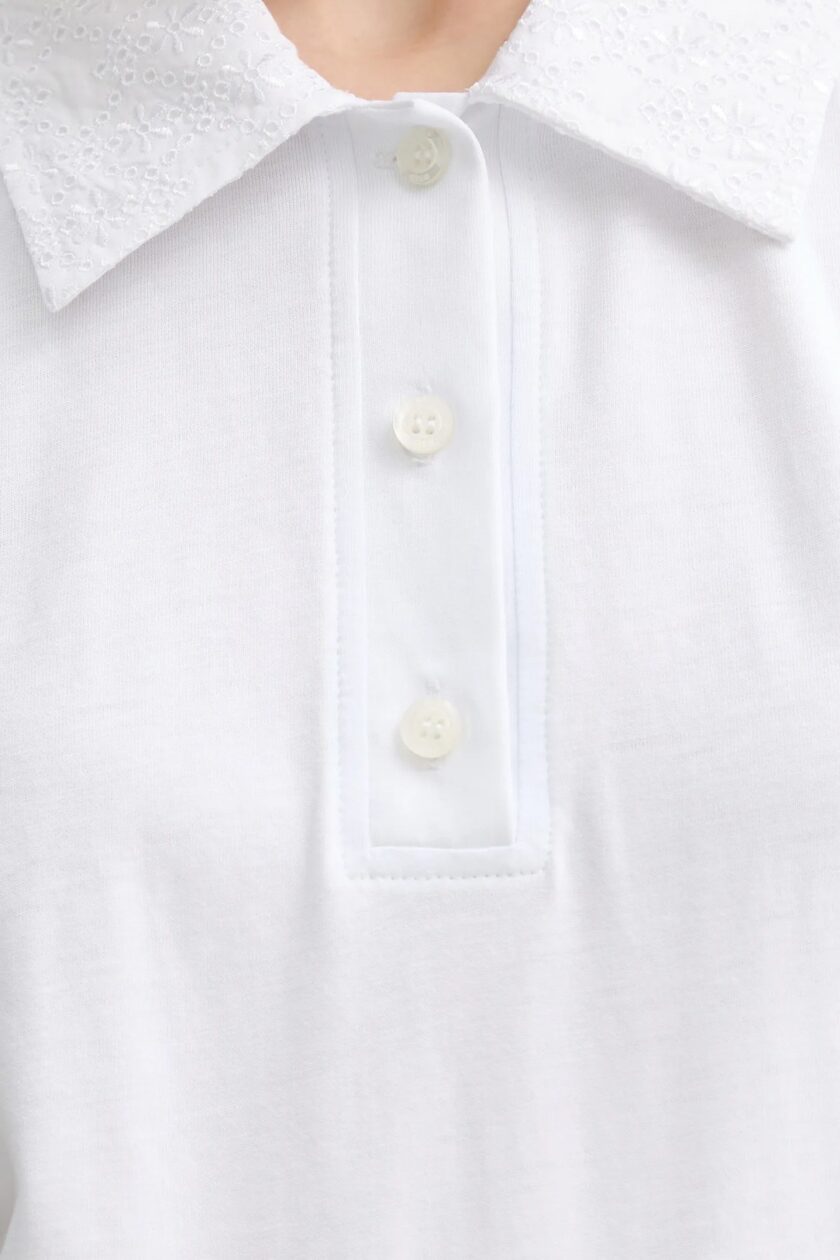 BLUSA COLOR BLANCO MSGM