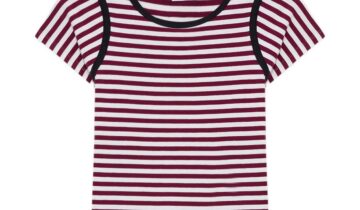 CAMISETA  COLOR BURDEOS MSGM