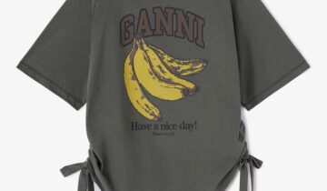 CAMISETA  COLOR gris GANNI