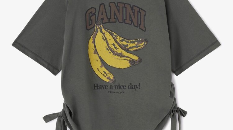 CAMISETA  COLOR gris GANNI