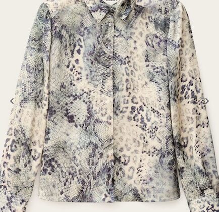 BLUSA  COLOR AZUL BA&SH