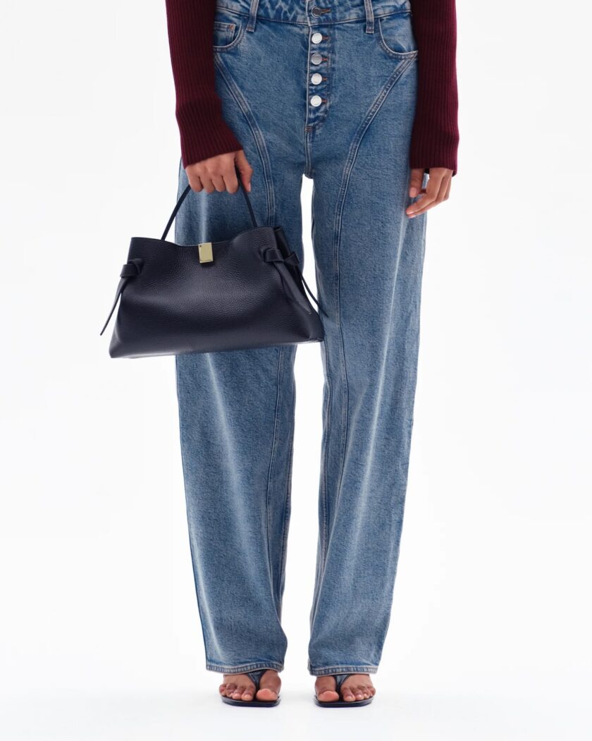 GYOZA PEBBLE GRAIN LEATHER yuzefi - Imagen 2