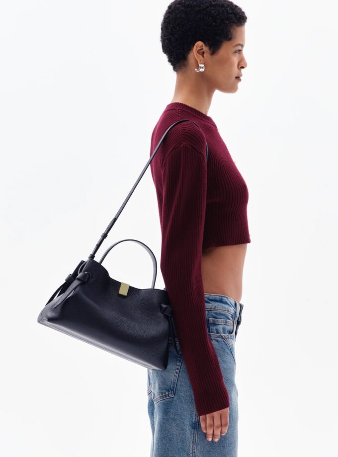 GYOZA PEBBLE GRAIN LEATHER yuzefi