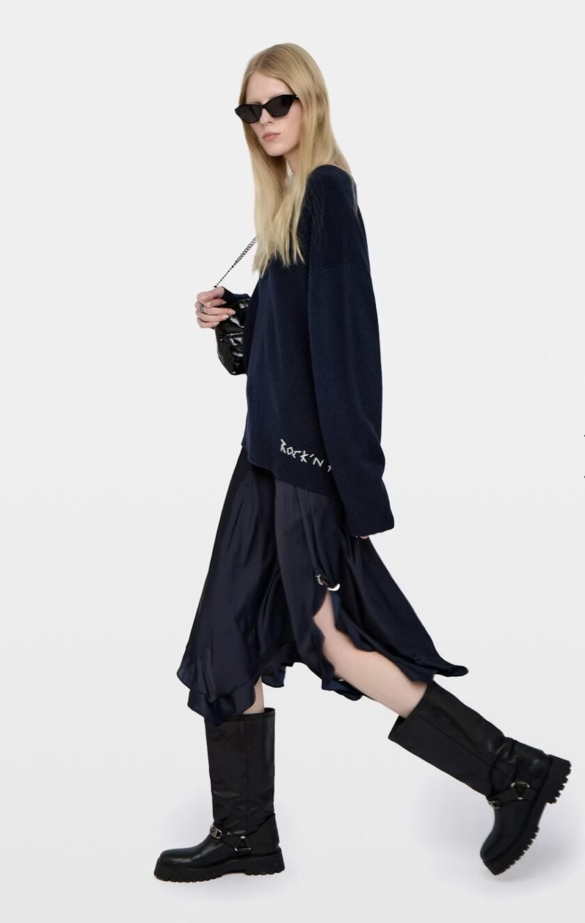 FALDA COLOR MARINO ZADIG ET VOLTAIRE - Imagen 2