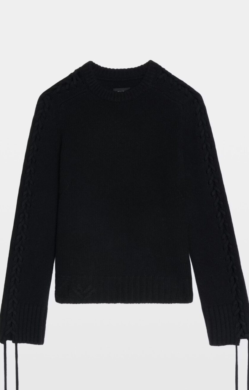 JERSEY COLOR negro ZADIG ET VOLTAIRE