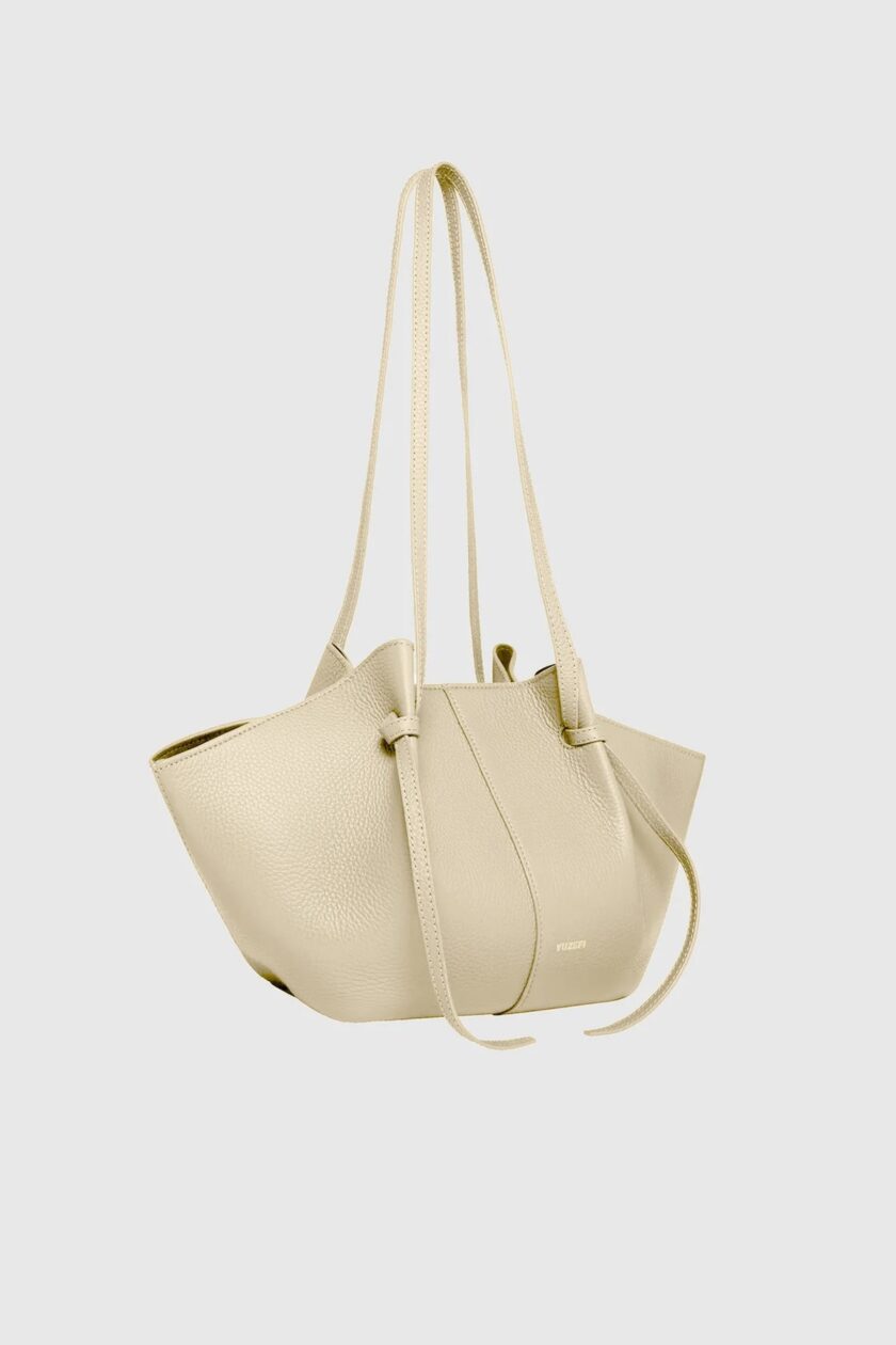 MOCHI - ANGORA PEBBLE GRAINED LEATHER yuzefi - Imagen 2