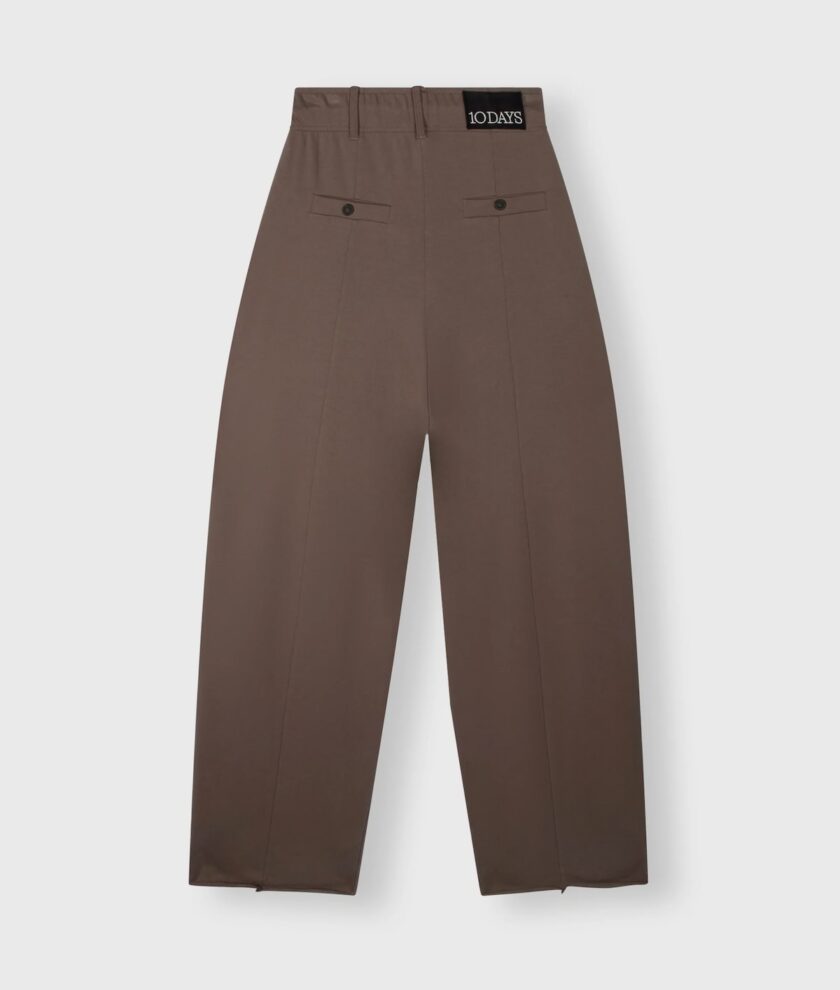 Pantalones de corte relajado, confeccionados en algodón orgánico 10DAYS - Imagen 2