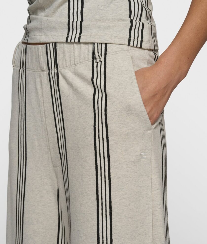 wide leg jogger stripes 10DAYS - Imagen 3