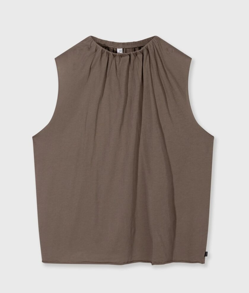 CAMISETA COLOR marron 10DAYS