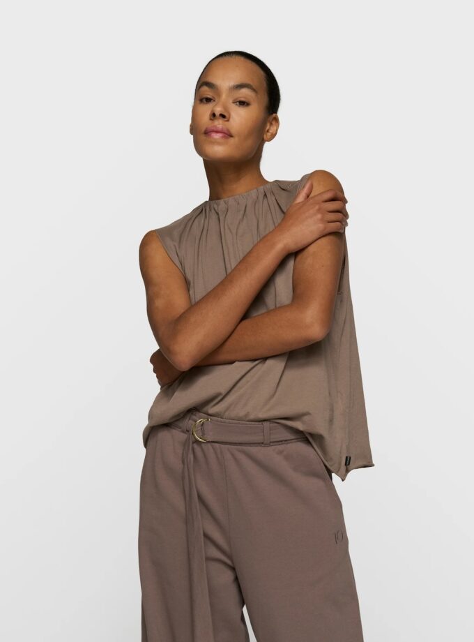 CAMISETA COLOR marron 10DAYS