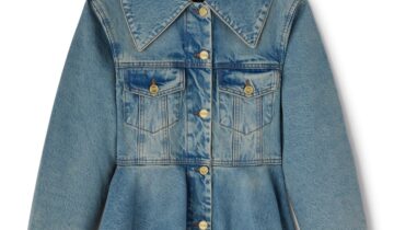 CHAQUETA  COLOR AZUL GANNI