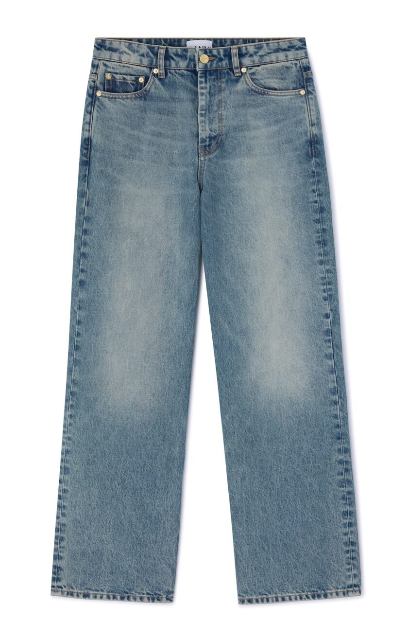 PANTALON COLOR AZUL GANNI