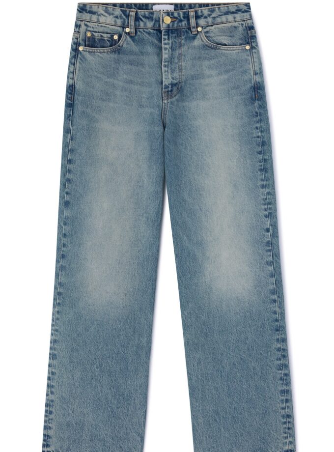 PANTALON COLOR AZUL GANNI