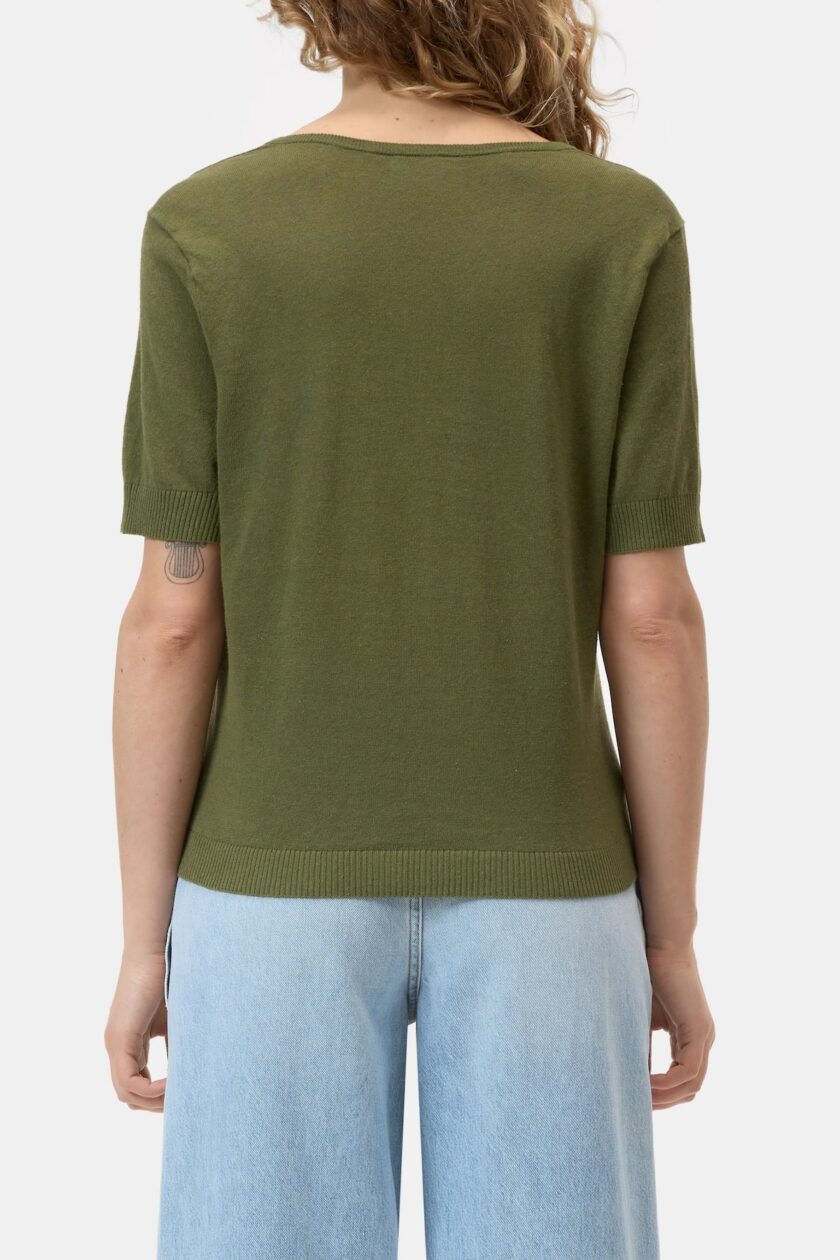 Top de punto confeccionado en una mezcla de lino. CLOSED - Imagen 3