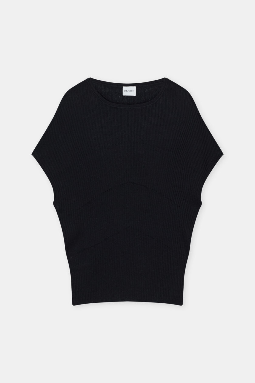 CAMISETA COLOR NEGRO CLOSED