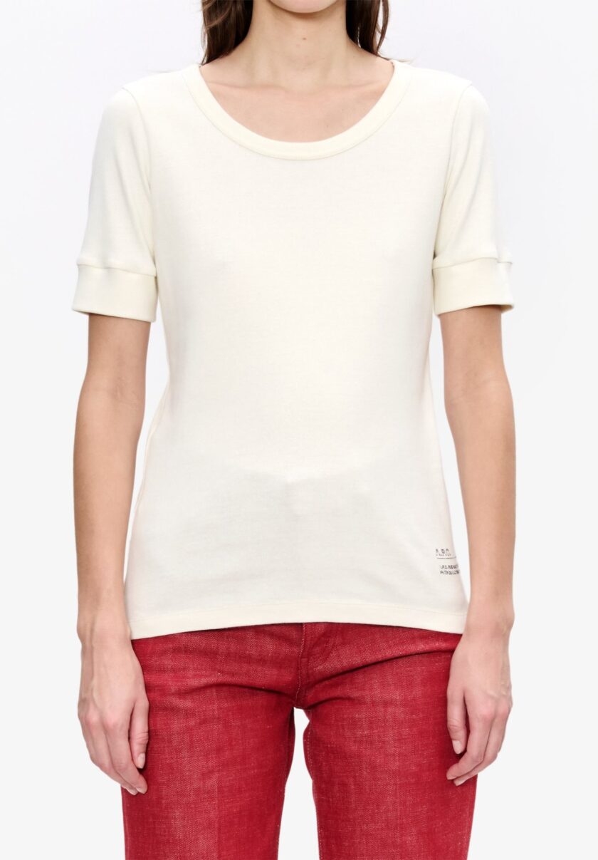 CAMISETA COLOR blanco A.P.C. - Imagen 2
