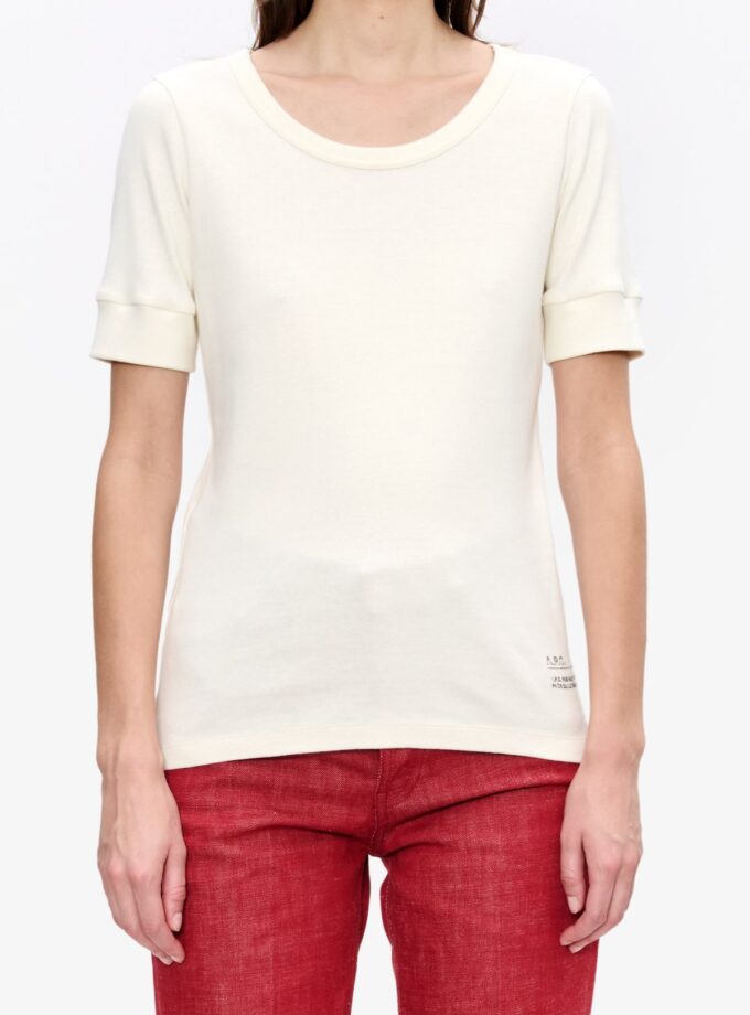 CAMISETA COLOR blanco A.P.C.
