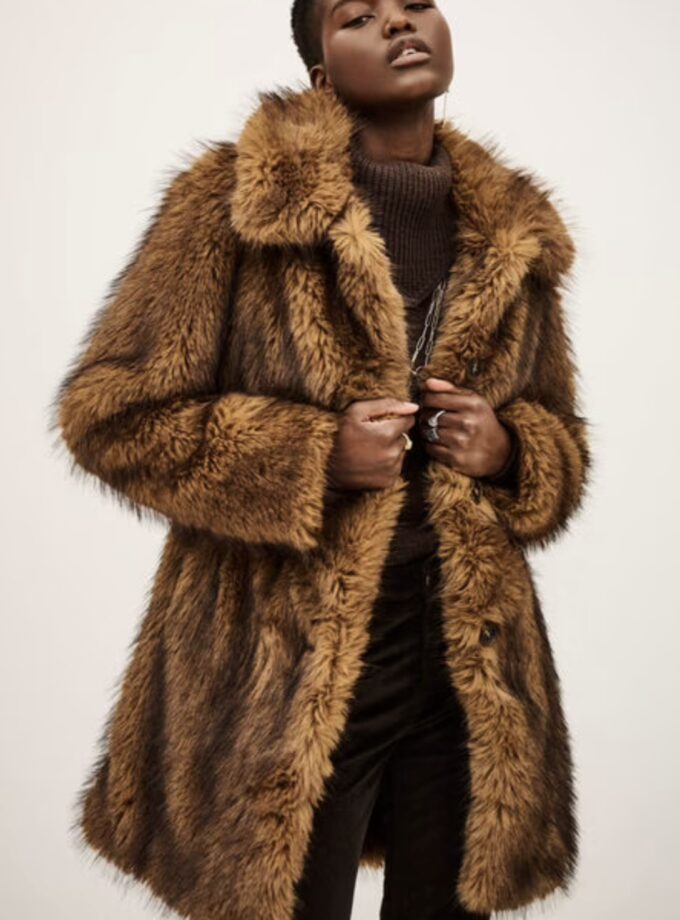 Abrigo de piel sintética BA&SH