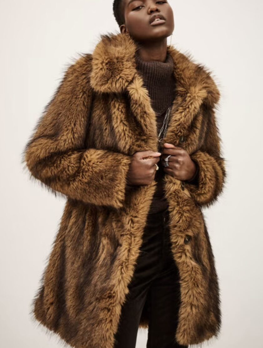 Abrigo de piel sintética BA&SH - Imagen 2