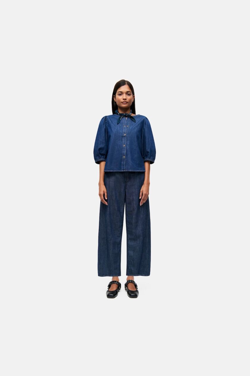 PANTALON COLOR AZUL CAMBIO - Imagen 3