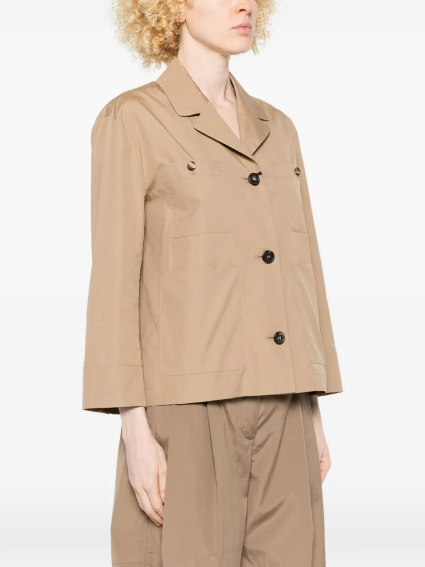 Camisa sahariana de popelina - Camel MAX MARA - Imagen 2