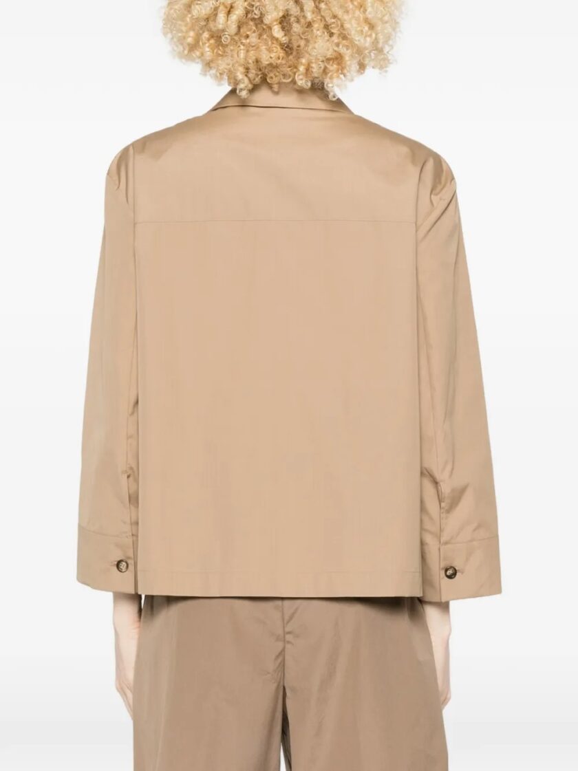 Camisa sahariana de popelina - Camel MAX MARA - Imagen 3