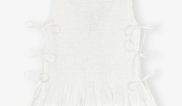 TOP  COLOR blanco GANNI