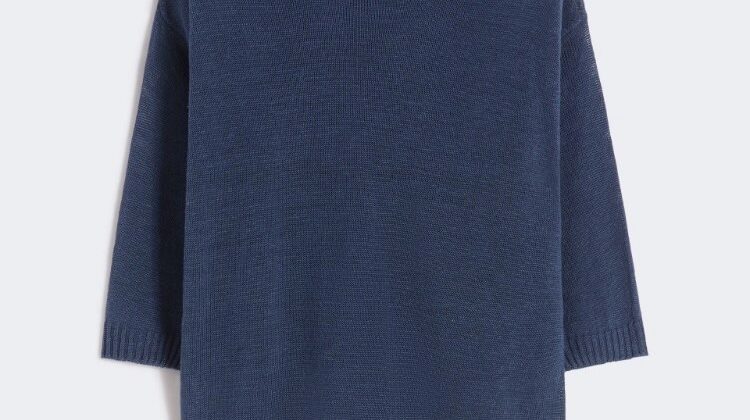Jersey oversize de hilo de lino – AZUL MARINO WEEKEND MAX MARA
